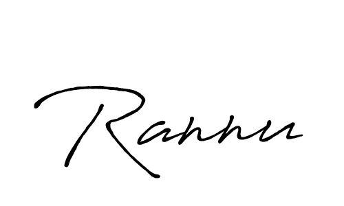 How to make Rannu signature? Antro_Vectra_Bolder is a professional autograph style. Create handwritten signature for Rannu name. Rannu signature style 7 images and pictures png