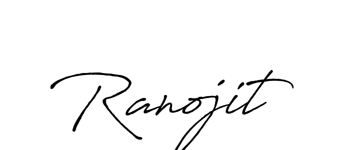 Similarly Antro_Vectra_Bolder is the best handwritten signature design. Signature creator online .You can use it as an online autograph creator for name Ranojit. Ranojit signature style 7 images and pictures png