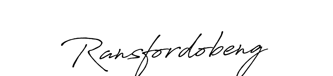 Once you've used our free online signature maker to create your best signature Antro_Vectra_Bolder style, it's time to enjoy all of the benefits that Ransfordobeng name signing documents. Ransfordobeng signature style 7 images and pictures png