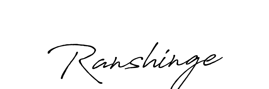 Use a signature maker to create a handwritten signature online. With this signature software, you can design (Antro_Vectra_Bolder) your own signature for name Ranshinge. Ranshinge signature style 7 images and pictures png