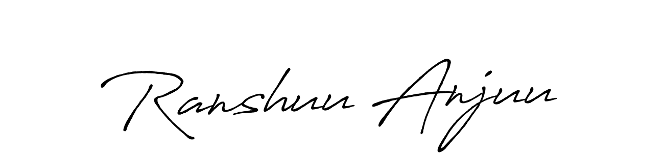 Make a beautiful signature design for name Ranshuu Anjuu. Use this online signature maker to create a handwritten signature for free. Ranshuu Anjuu signature style 7 images and pictures png