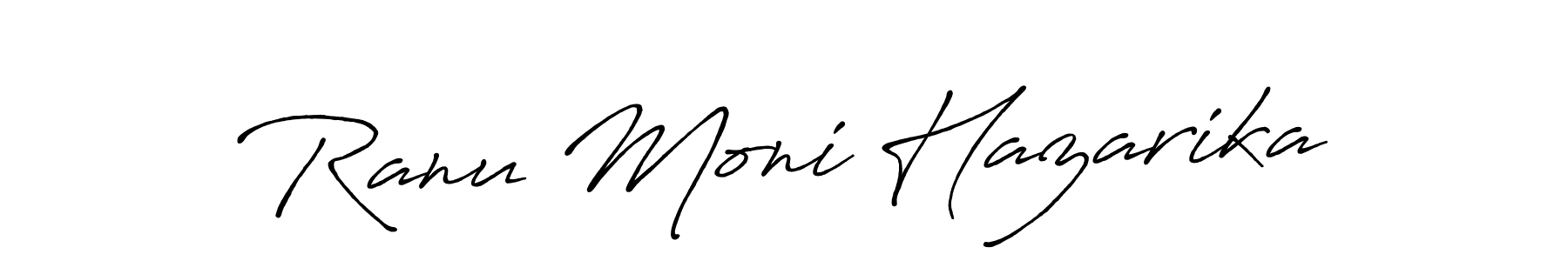 Use a signature maker to create a handwritten signature online. With this signature software, you can design (Antro_Vectra_Bolder) your own signature for name Ranu Moni Hazarika. Ranu Moni Hazarika signature style 7 images and pictures png