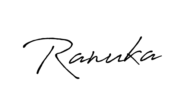 Similarly Antro_Vectra_Bolder is the best handwritten signature design. Signature creator online .You can use it as an online autograph creator for name Ranuka. Ranuka signature style 7 images and pictures png