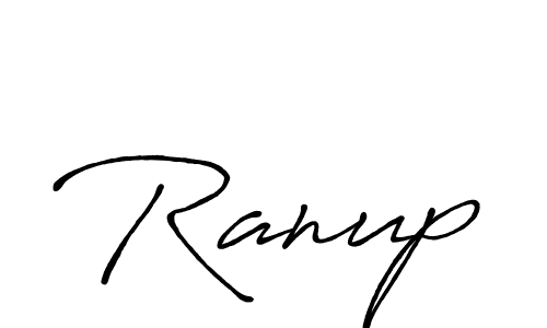 Similarly Antro_Vectra_Bolder is the best handwritten signature design. Signature creator online .You can use it as an online autograph creator for name Ranup. Ranup signature style 7 images and pictures png