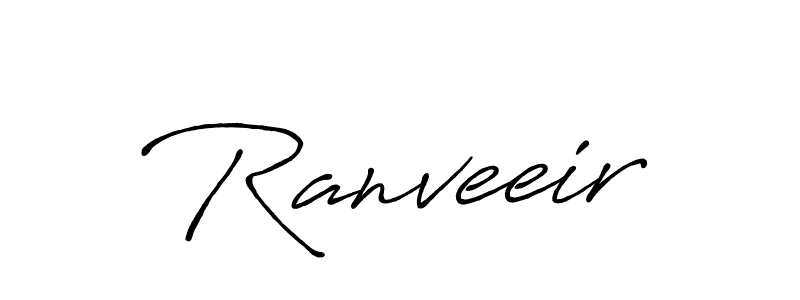 Design your own signature with our free online signature maker. With this signature software, you can create a handwritten (Antro_Vectra_Bolder) signature for name Ranveeir. Ranveeir signature style 7 images and pictures png