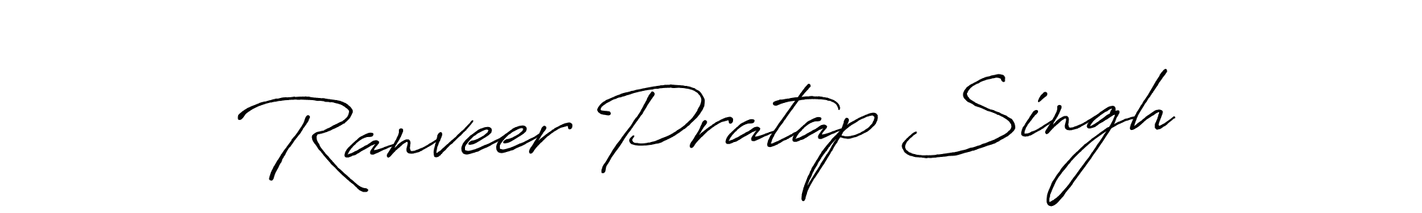 Design your own signature with our free online signature maker. With this signature software, you can create a handwritten (Antro_Vectra_Bolder) signature for name Ranveer Pratap Singh. Ranveer Pratap Singh signature style 7 images and pictures png