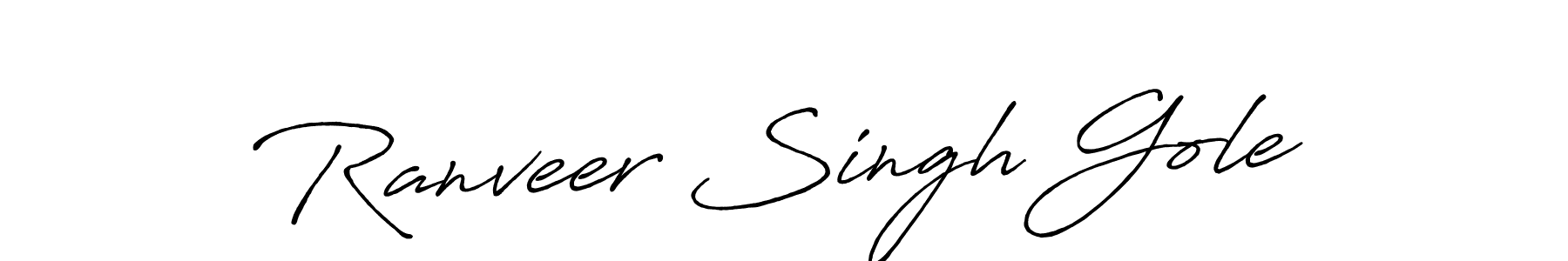 How to make Ranveer Singh Gole signature? Antro_Vectra_Bolder is a professional autograph style. Create handwritten signature for Ranveer Singh Gole name. Ranveer Singh Gole signature style 7 images and pictures png