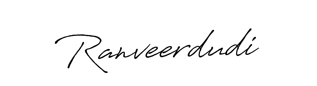 The best way (Antro_Vectra_Bolder) to make a short signature is to pick only two or three words in your name. The name Ranveerdudi include a total of six letters. For converting this name. Ranveerdudi signature style 7 images and pictures png