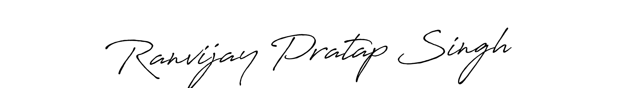 Also we have Ranvijay Pratap Singh name is the best signature style. Create professional handwritten signature collection using Antro_Vectra_Bolder autograph style. Ranvijay Pratap Singh signature style 7 images and pictures png