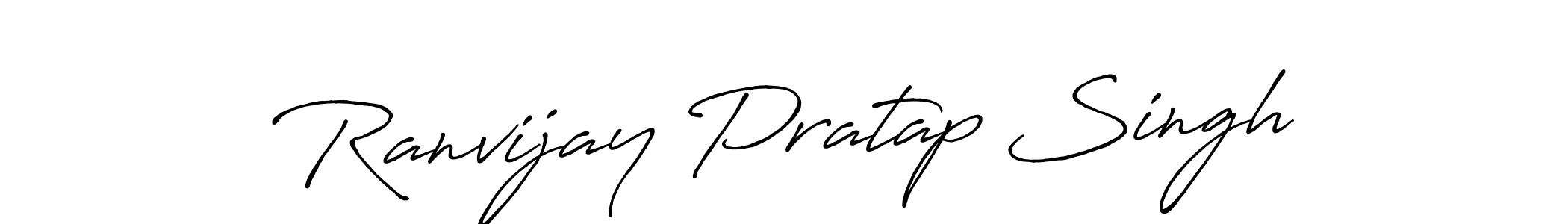 Also we have Ranvijay Pratap Singh name is the best signature style. Create professional handwritten signature collection using Antro_Vectra_Bolder autograph style. Ranvijay Pratap Singh signature style 7 images and pictures png