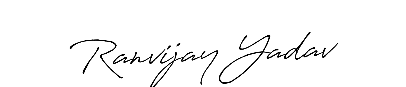 How to Draw Ranvijay Yadav signature style? Antro_Vectra_Bolder is a latest design signature styles for name Ranvijay Yadav. Ranvijay Yadav signature style 7 images and pictures png