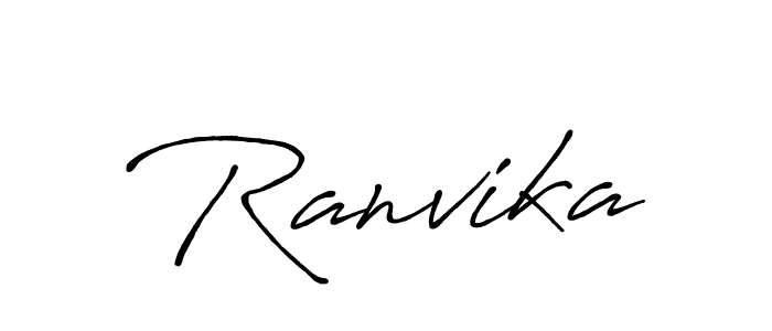 Make a beautiful signature design for name Ranvika. Use this online signature maker to create a handwritten signature for free. Ranvika signature style 7 images and pictures png