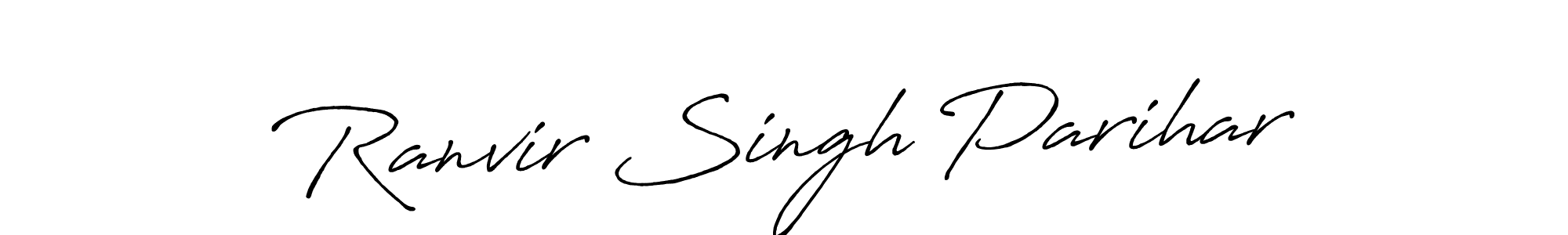 Also we have Ranvir Singh Parihar name is the best signature style. Create professional handwritten signature collection using Antro_Vectra_Bolder autograph style. Ranvir Singh Parihar signature style 7 images and pictures png