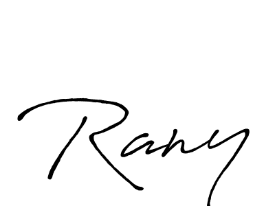 See photos of Rany official signature by Spectra . Check more albums & portfolios. Read reviews & check more about Antro_Vectra_Bolder font. Rany signature style 7 images and pictures png