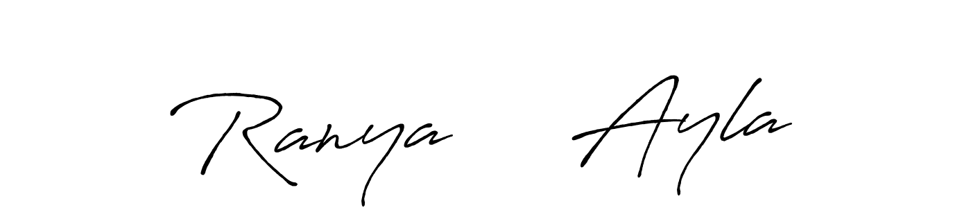 How to make Ranya     Ayla signature? Antro_Vectra_Bolder is a professional autograph style. Create handwritten signature for Ranya     Ayla name. Ranya     Ayla signature style 7 images and pictures png