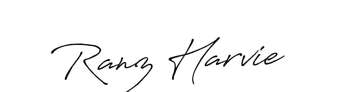 Once you've used our free online signature maker to create your best signature Antro_Vectra_Bolder style, it's time to enjoy all of the benefits that Ranz Harvie name signing documents. Ranz Harvie signature style 7 images and pictures png