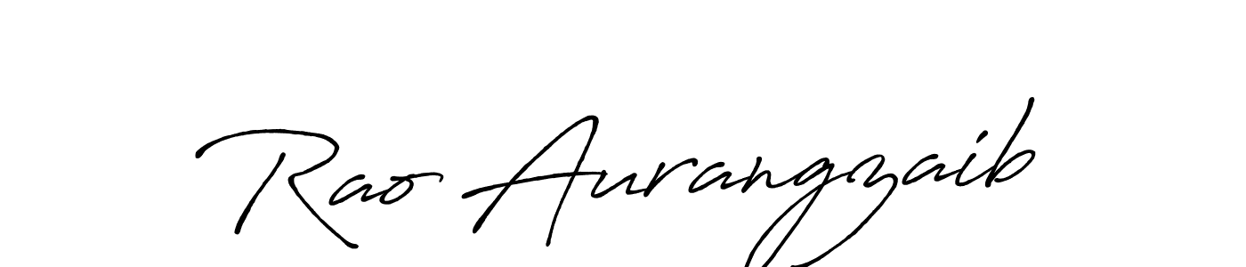 Also we have Rao Aurangzaib name is the best signature style. Create professional handwritten signature collection using Antro_Vectra_Bolder autograph style. Rao Aurangzaib signature style 7 images and pictures png