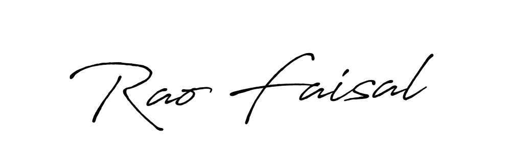 Also we have Rao Faisal name is the best signature style. Create professional handwritten signature collection using Antro_Vectra_Bolder autograph style. Rao Faisal signature style 7 images and pictures png