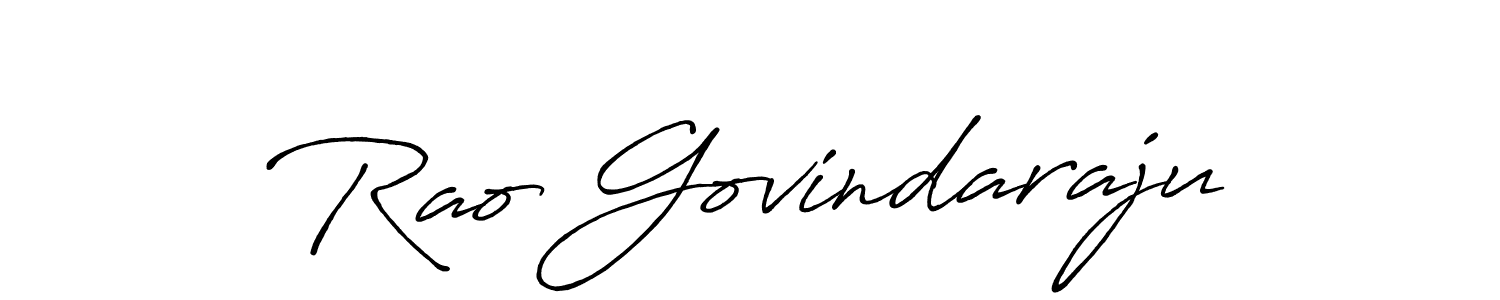It looks lik you need a new signature style for name Rao Govindaraju. Design unique handwritten (Antro_Vectra_Bolder) signature with our free signature maker in just a few clicks. Rao Govindaraju signature style 7 images and pictures png