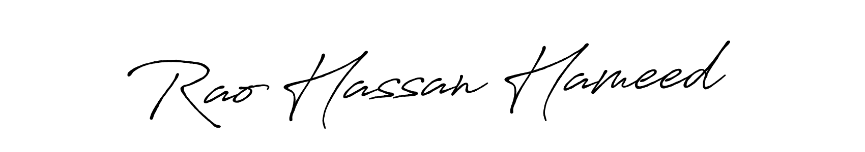 It looks lik you need a new signature style for name Rao Hassan Hameed. Design unique handwritten (Antro_Vectra_Bolder) signature with our free signature maker in just a few clicks. Rao Hassan Hameed signature style 7 images and pictures png