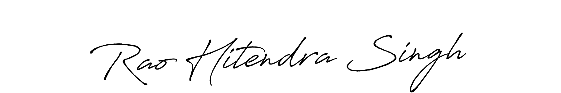 Also we have Rao Hitendra Singh name is the best signature style. Create professional handwritten signature collection using Antro_Vectra_Bolder autograph style. Rao Hitendra Singh signature style 7 images and pictures png