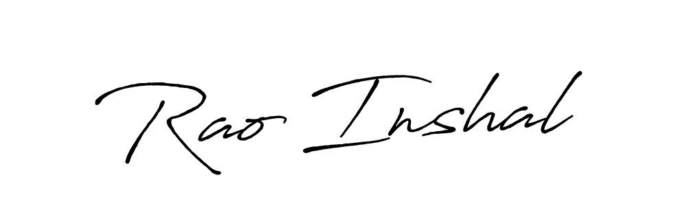 Rao Inshal stylish signature style. Best Handwritten Sign (Antro_Vectra_Bolder) for my name. Handwritten Signature Collection Ideas for my name Rao Inshal. Rao Inshal signature style 7 images and pictures png