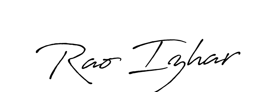 if you are searching for the best signature style for your name Rao Izhar. so please give up your signature search. here we have designed multiple signature styles  using Antro_Vectra_Bolder. Rao Izhar signature style 7 images and pictures png
