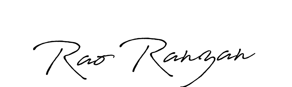 The best way (Antro_Vectra_Bolder) to make a short signature is to pick only two or three words in your name. The name Rao Ranzan include a total of six letters. For converting this name. Rao Ranzan signature style 7 images and pictures png