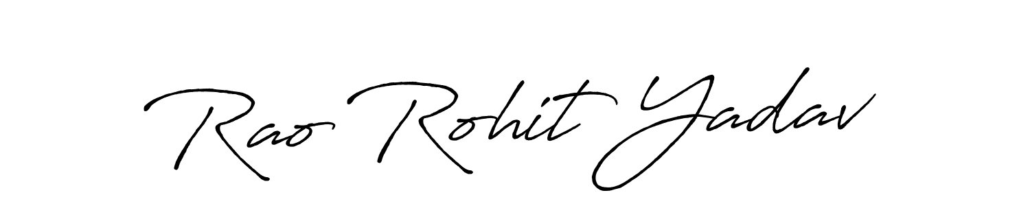 Also You can easily find your signature by using the search form. We will create Rao Rohit Yadav name handwritten signature images for you free of cost using Antro_Vectra_Bolder sign style. Rao Rohit Yadav signature style 7 images and pictures png