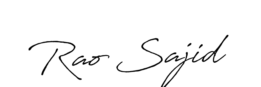 Make a short Rao Sajid signature style. Manage your documents anywhere anytime using Antro_Vectra_Bolder. Create and add eSignatures, submit forms, share and send files easily. Rao Sajid signature style 7 images and pictures png
