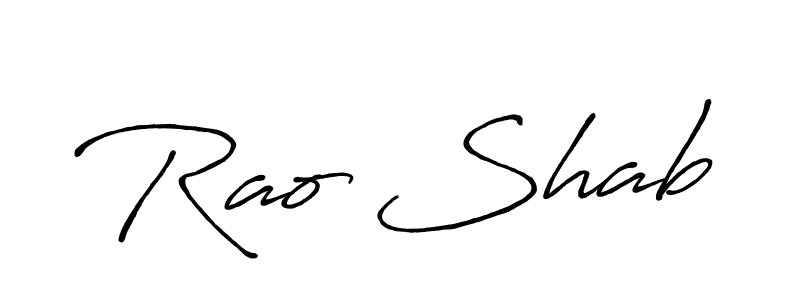 The best way (Antro_Vectra_Bolder) to make a short signature is to pick only two or three words in your name. The name Rao Shab include a total of six letters. For converting this name. Rao Shab signature style 7 images and pictures png