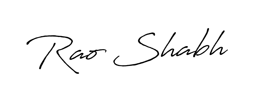 Make a short Rao Shabh signature style. Manage your documents anywhere anytime using Antro_Vectra_Bolder. Create and add eSignatures, submit forms, share and send files easily. Rao Shabh signature style 7 images and pictures png