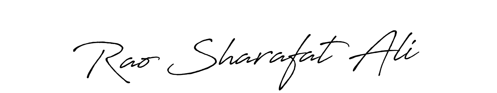 Also You can easily find your signature by using the search form. We will create Rao Sharafat Ali name handwritten signature images for you free of cost using Antro_Vectra_Bolder sign style. Rao Sharafat Ali signature style 7 images and pictures png