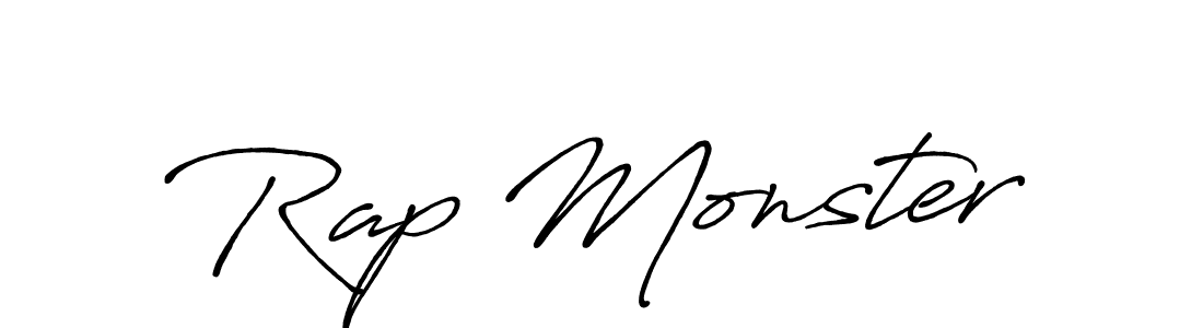 How to make Rap Monster name signature. Use Antro_Vectra_Bolder style for creating short signs online. This is the latest handwritten sign. Rap Monster signature style 7 images and pictures png