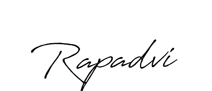 How to make Rapadvi signature? Antro_Vectra_Bolder is a professional autograph style. Create handwritten signature for Rapadvi name. Rapadvi signature style 7 images and pictures png