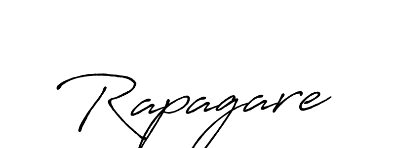 How to make Rapagare signature? Antro_Vectra_Bolder is a professional autograph style. Create handwritten signature for Rapagare name. Rapagare signature style 7 images and pictures png