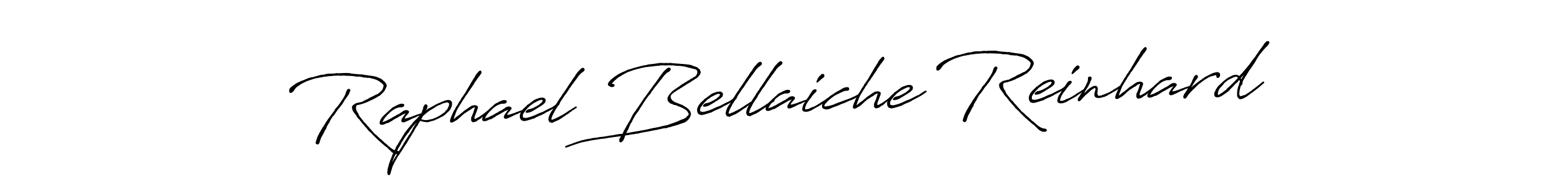 Design your own signature with our free online signature maker. With this signature software, you can create a handwritten (Antro_Vectra_Bolder) signature for name Raphael Bellaiche Reinhard. Raphael Bellaiche Reinhard signature style 7 images and pictures png