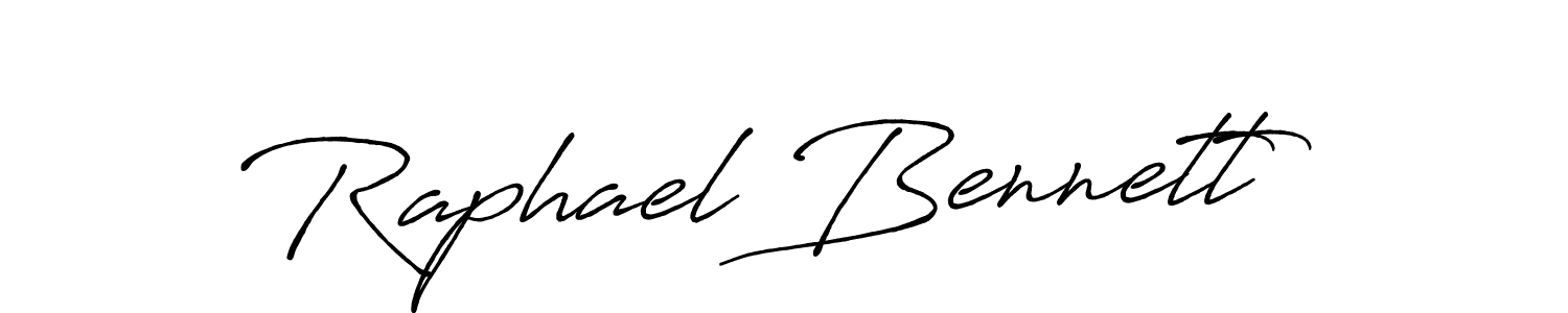 How to make Raphael Bennett name signature. Use Antro_Vectra_Bolder style for creating short signs online. This is the latest handwritten sign. Raphael Bennett signature style 7 images and pictures png