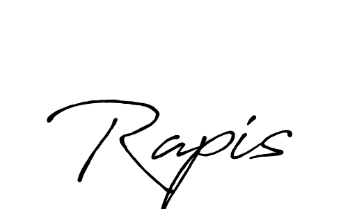 Once you've used our free online signature maker to create your best signature Antro_Vectra_Bolder style, it's time to enjoy all of the benefits that Rapis name signing documents. Rapis signature style 7 images and pictures png