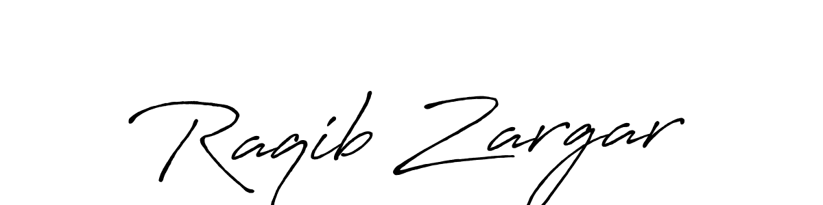 Design your own signature with our free online signature maker. With this signature software, you can create a handwritten (Antro_Vectra_Bolder) signature for name Raqib Zargar. Raqib Zargar signature style 7 images and pictures png