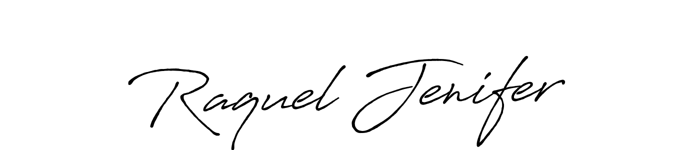 Make a beautiful signature design for name Raquel Jenifer. Use this online signature maker to create a handwritten signature for free. Raquel Jenifer signature style 7 images and pictures png