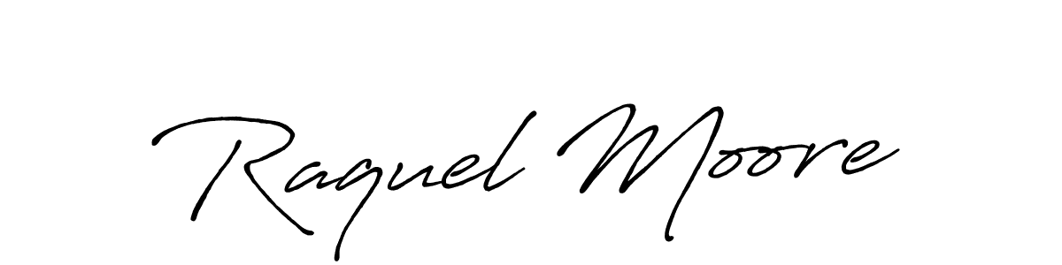 How to Draw Raquel Moore signature style? Antro_Vectra_Bolder is a latest design signature styles for name Raquel Moore. Raquel Moore signature style 7 images and pictures png