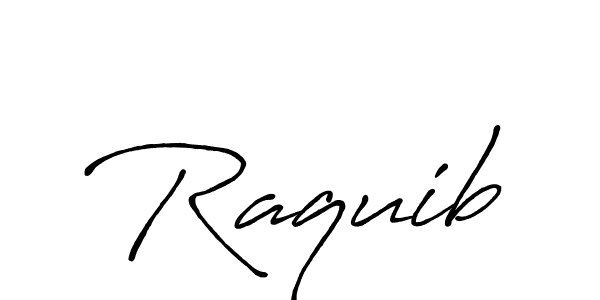 Also we have Raquib name is the best signature style. Create professional handwritten signature collection using Antro_Vectra_Bolder autograph style. Raquib signature style 7 images and pictures png