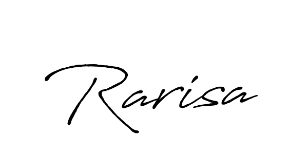It looks lik you need a new signature style for name Rarisa. Design unique handwritten (Antro_Vectra_Bolder) signature with our free signature maker in just a few clicks. Rarisa signature style 7 images and pictures png