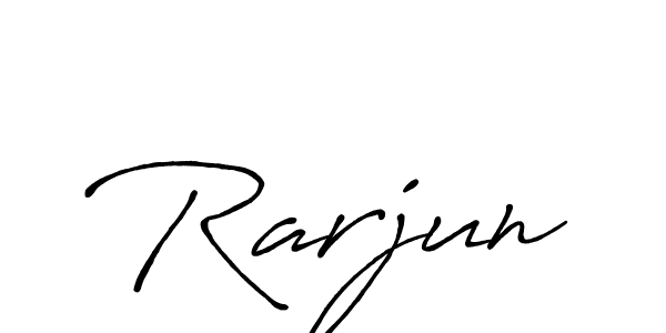 Rarjun stylish signature style. Best Handwritten Sign (Antro_Vectra_Bolder) for my name. Handwritten Signature Collection Ideas for my name Rarjun. Rarjun signature style 7 images and pictures png