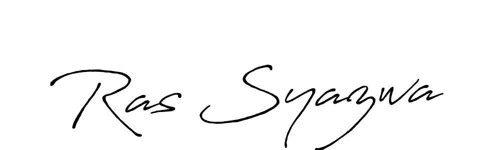 Once you've used our free online signature maker to create your best signature Antro_Vectra_Bolder style, it's time to enjoy all of the benefits that Ras Syazwa name signing documents. Ras Syazwa signature style 7 images and pictures png