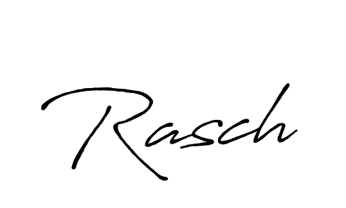 Design your own signature with our free online signature maker. With this signature software, you can create a handwritten (Antro_Vectra_Bolder) signature for name Rasch. Rasch signature style 7 images and pictures png