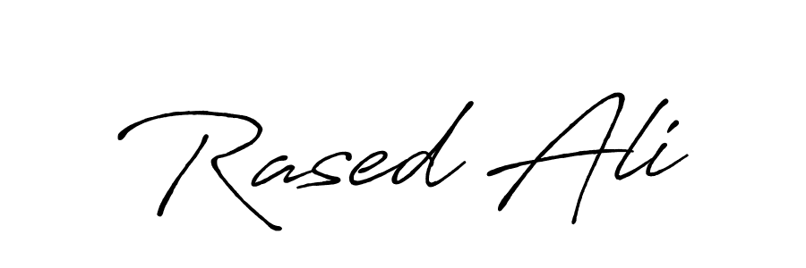 if you are searching for the best signature style for your name Rased Ali. so please give up your signature search. here we have designed multiple signature styles  using Antro_Vectra_Bolder. Rased Ali signature style 7 images and pictures png