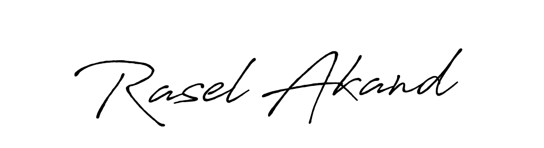 Make a beautiful signature design for name Rasel Akand. Use this online signature maker to create a handwritten signature for free. Rasel Akand signature style 7 images and pictures png