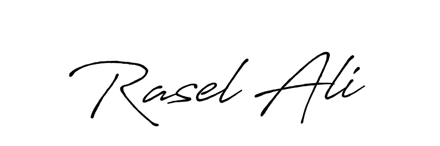 Design your own signature with our free online signature maker. With this signature software, you can create a handwritten (Antro_Vectra_Bolder) signature for name Rasel Ali. Rasel Ali signature style 7 images and pictures png